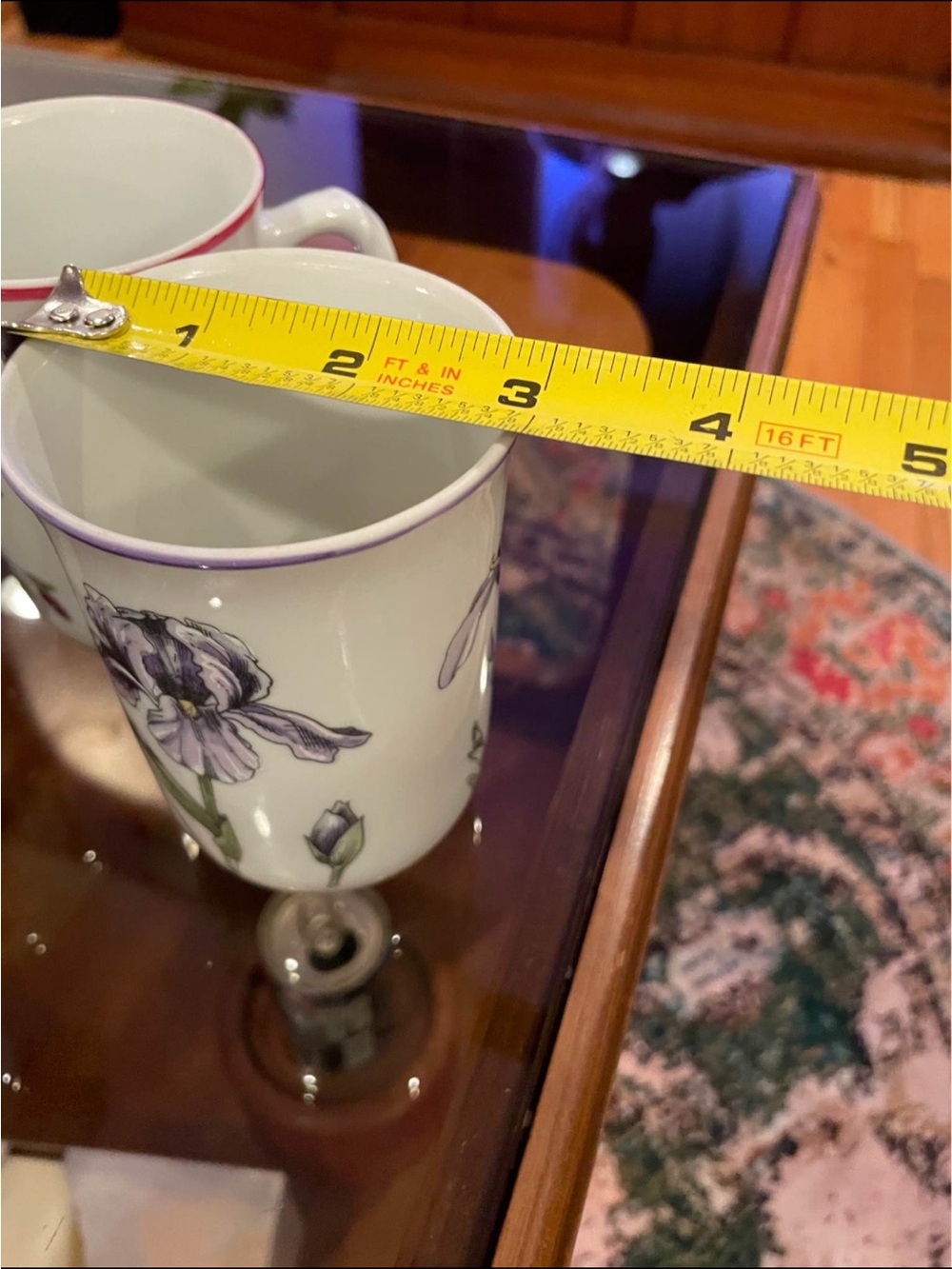 4 vintage teacups - Picture 8 of 9